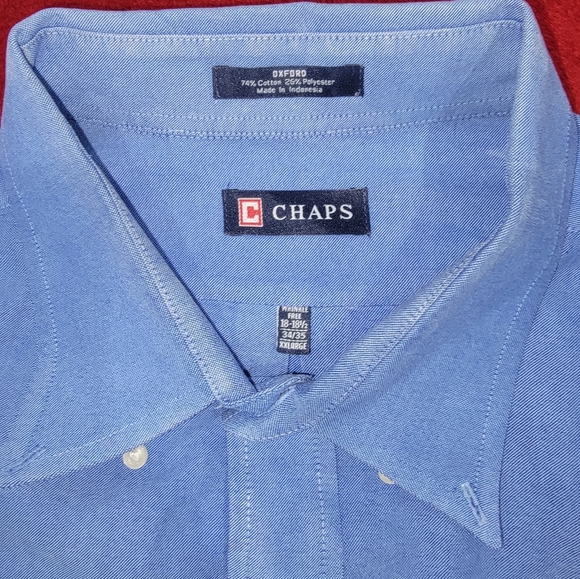 Chaps Men's Blue Shirt - Picture 2 of 3